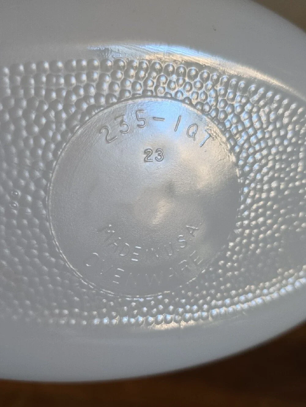 Vintage Glassbake Casserole Serving Dish Tote 11